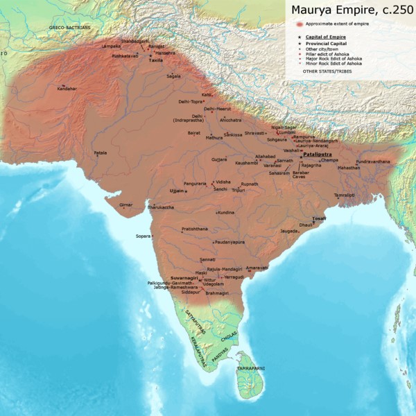 Map of India.